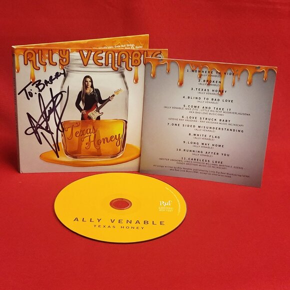 Ally Venable Texas Honey CD Signed 2019 - Picture 7 of 8